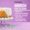 Cake Decorating Airbrushing System Kit with a Set of 12 Food Colors, Air Compressor, and How-To-Airbrush Guide Booklet